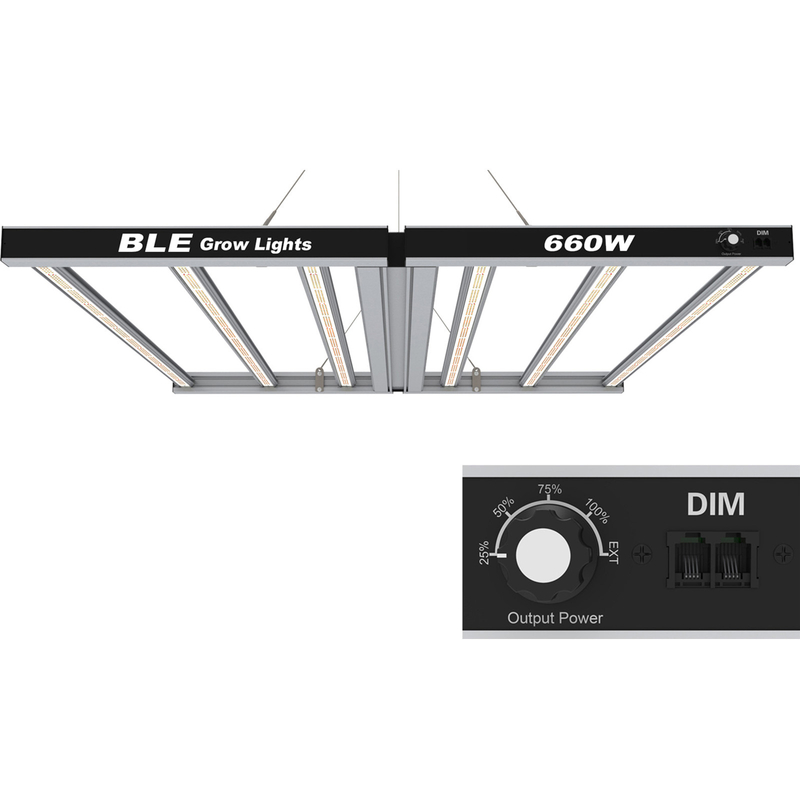 660W Commercial Hydroponic Faltbare Spinne LED Wachsen Licht