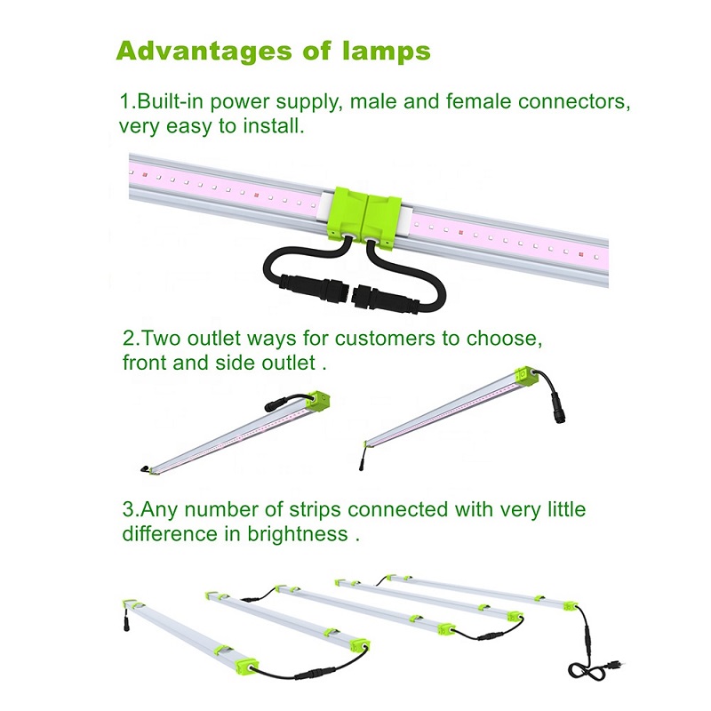 Leistungsstarkes 100-W-Linear-LED-Wachstumslicht für Topfpflanzen